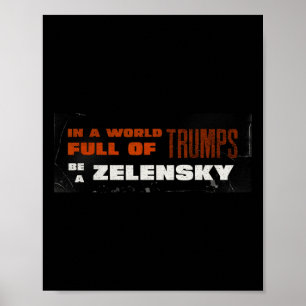 Pro Selenskyj Unterstütze Selenskyj Ukraine 1  Poster