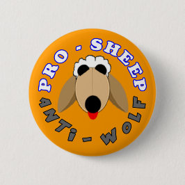 PRO-SHEEP/ANTI-WOLF - Perfect Strangers Button