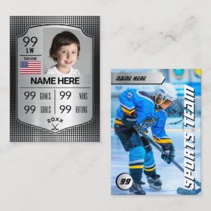 Pro Shield Hockey Trading Card Hockey Player Card Telefonnummerkarte