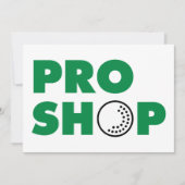 Pro Shop Anmeldungen Einladung (Vorderseite)