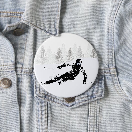Pro Skier, Ski Snowboard Button (Beispiel)