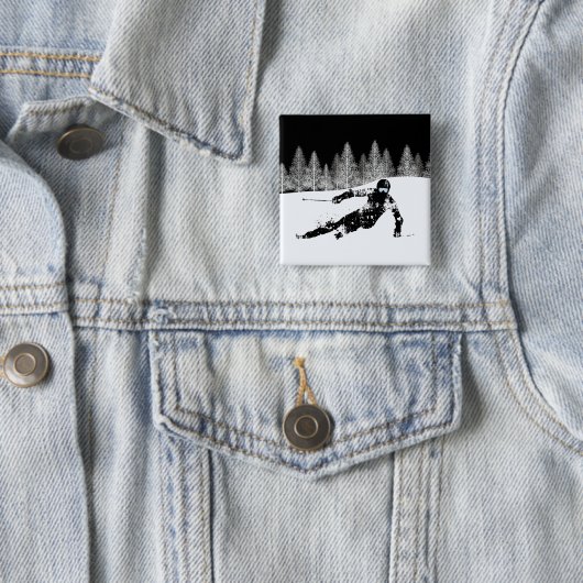 Pro Skier, Ski Snowboard Button (Beispiel)