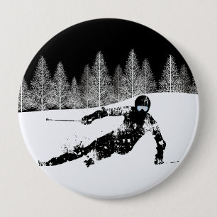 Pro Skier, Ski Snowboard Button