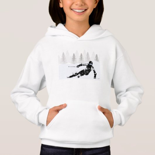 Pro Skier, Ski Snowboard Hoodie (Vorderseite)