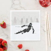 Pro Skier, Ski Snowboard Serviette (Beispiel)