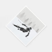 Pro Skier, Ski Snowboard Serviette (Ecke)