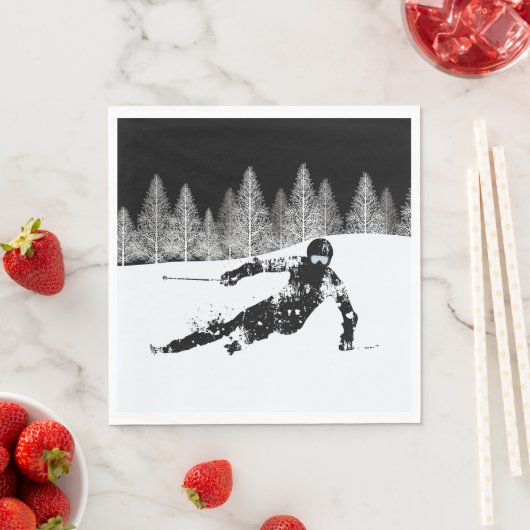 Pro Skier, Ski Snowboard Serviette (Beispiel)