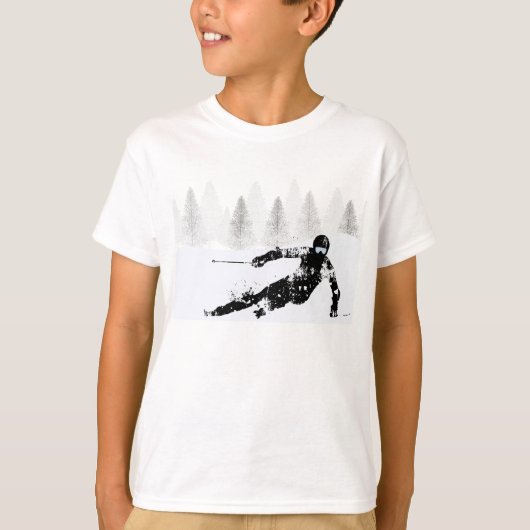 Pro Skier, Ski Snowboard T - Shirt (Vorderseite)