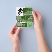 Pro Snowboarder, Ski/Snowboarden Unterricht/Klasse Flyer (Gruppe)