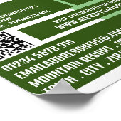 Pro Snowboarder, Ski/Snowboarden Unterricht/Klasse Poster (Ecke)