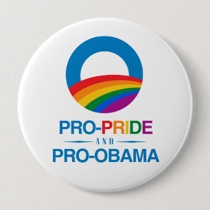 Pro-Stolz und Pro-Obama Button