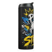 Pro Striker Urban Graffiti Fußball Thermosbecher (Nach links gedreht)