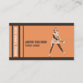 Pro Tennis Player, Tennisspieler/Trainer/Instrukte Visitenkarte (Vorderseite)