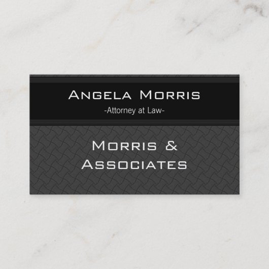 Pro Textures Business Card, Black and Slate Gray Visitenkarte (Vorderseite)