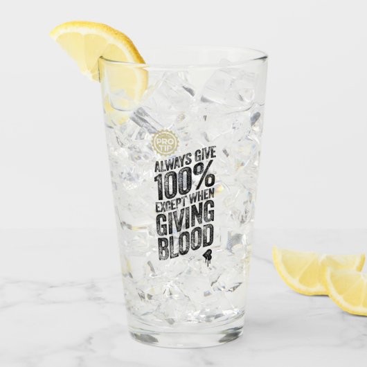 PRO TIPP: Immer 100% geben Glas (Vorderseite Ice)