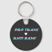 Pro Trans/We Exist Combo  Schlüsselanhänger (Vorderseite)