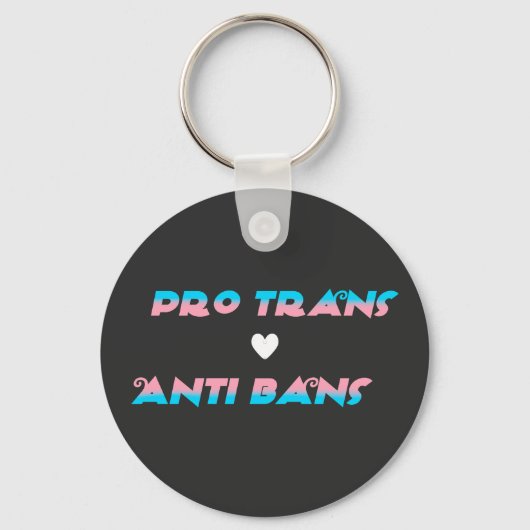 Pro Trans/We Exist Combo  Schlüsselanhänger (Vorderseite)