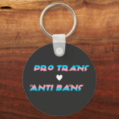 Pro Trans/We Exist Combo  Schlüsselanhänger (Vorderseite)