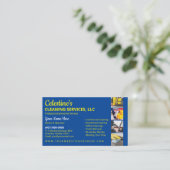 Pro Treuebereinigung/Janitorial Housekeeping Visitenkarte (Stehend Vorderseite)