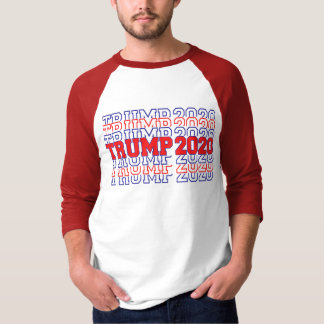 Pro Trump 2020 Wahltypografie T-Shirt