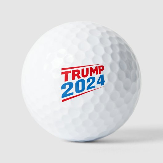 Pro Trump 2024 Wahl gegen Biden Golfball (Vorderseite)