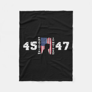 Pro Trump 45 47 Patriotismus ist nicht tot Vintage Fleecedecke
