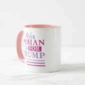 pro Trump - Frau für TRUMP-Tasse Tasse (Vorderseite Links)