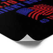 Pro Trump Support Id Liebe Ein Gemeiner Getweetet Poster (Ecke)