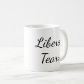 Pro-Trumpf zerreißt lustige konservative Kaffeetasse (VorderseiteRechts)