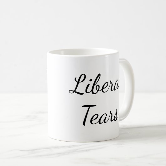 Pro-Trumpf zerreißt lustige konservative Kaffeetasse (VorderseiteRechts)