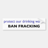 Pro-umwelt, Anti-fracking Autoaufkleber (Vorne)