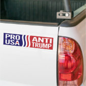 Pro USA / Anti Trump Patriotic Bumper Sticker Autoaufkleber (Auf Lkw)
