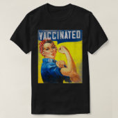 Pro Vaccine, I Got Vaccated, Want a hug Rosie Th T-Shirt (Design vorne)