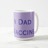 Pro Vaccine Twin Vater Kaffeetasse (VorderseiteRechts)