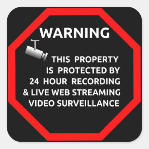 Pro-Verkäufer-Sicherheitsticker für Windows Quadratischer Aufkleber