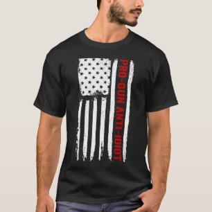 Pro-Waffen Anti-Idiot T-Shirt