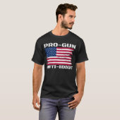 Pro-Waffen Anti-Idiot T-Shirt (Vorne ganz)