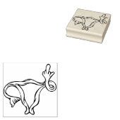 Pro-Wahl Uterus gedreht Gummistempel (Stempel)
