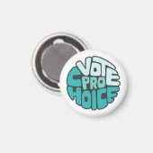 Pro-Wahl-Wortkunst Magnet (Vorderseite/Rückseite)