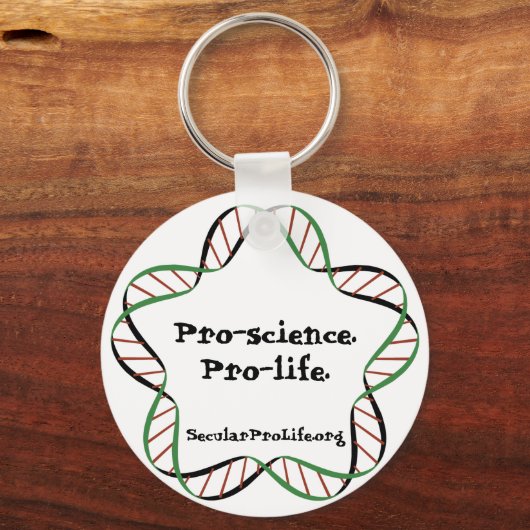 Pro-Wissenschaft. Pro-Leben. Schlüsselanhänger (Vorderseite)