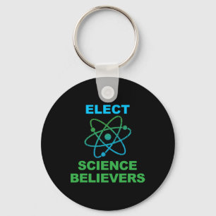 Pro-Wissenschaft wählt Wissenschaftsgläubige polit Schlüsselanhänger