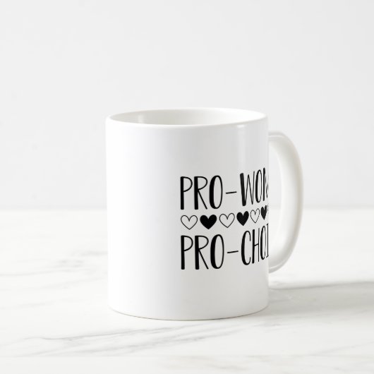 Pro Women Pro Choice Kaffeetasse (VorderseiteRechts)