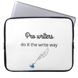 Pro Writer Tu's the Write Way Laptopschutzhülle