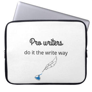 Pro Writer Tu's the Write Way Laptopschutzhülle