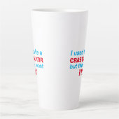 Pro Zauderin - lustig Milchtasse (Vorderseite)