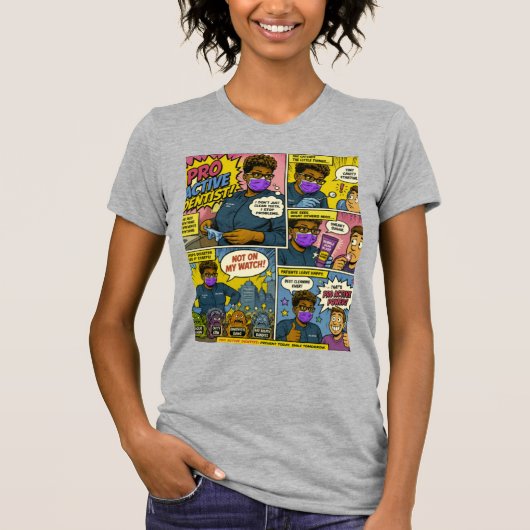 Proaktiver Zahnarzt T-Shirt (Vorderseite)