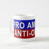 Proamerika, Anti-Obama-Gang Kaffeetasse (Vorderseite Links)