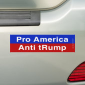Proamerika, AntiTrumpf Autoaufkleber (Auf Auto)