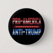 ProamerikaantiTrumpf-Knopf Button (Vorderseite)