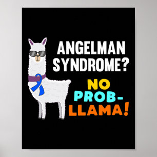 Prob-Llama Angelman-Syndrom-Krieger Überlebender-P Poster